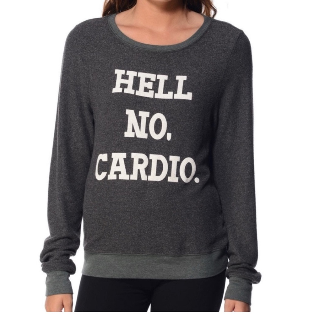 Wildfox Hell No Cardio Sweatshirt